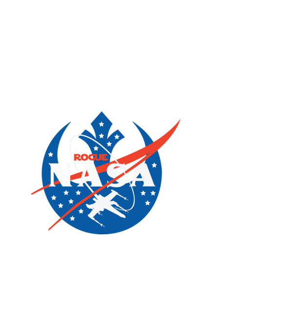 Rogue NASA minta fekete pólón