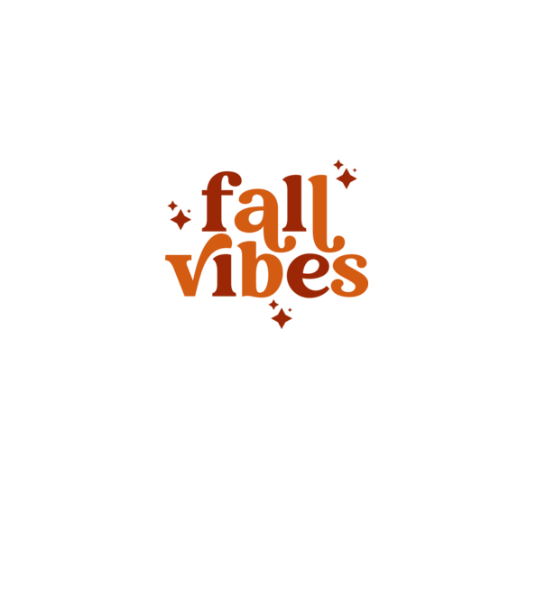 Fall vibes minta fehér pólón