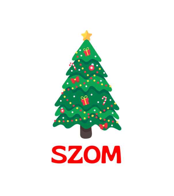 Fszom minta fehér pólón