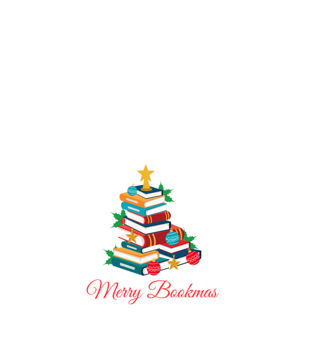 Merry bookmas minta fehér pólón