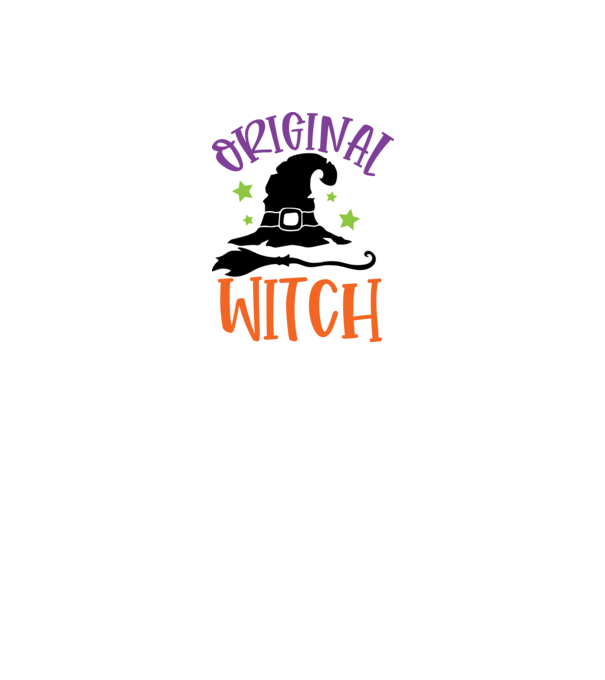 Original Witch minta fehér pólón
