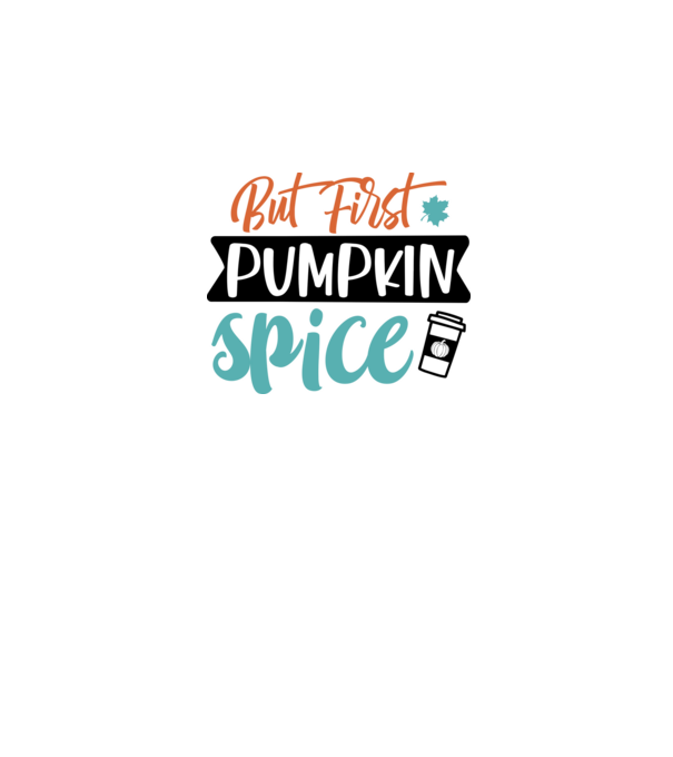 But first pumpkin spice minta fehér pólón
