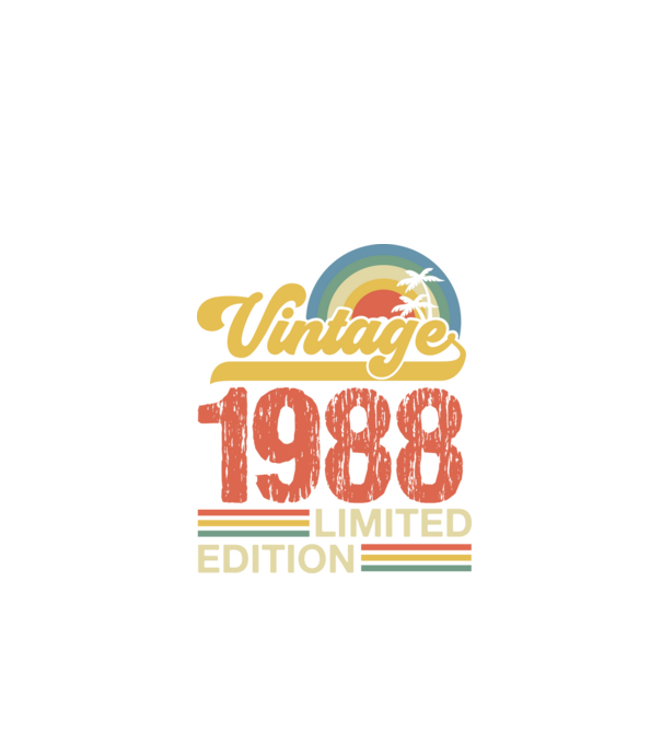 Vintage Years Limited Edition 1988 minta fekete pólón