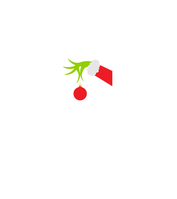 Grinch hand minta fekete pólón