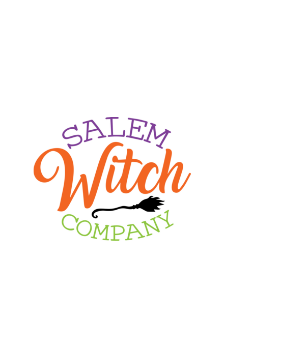Salem Witch Company minta világoskék pólón