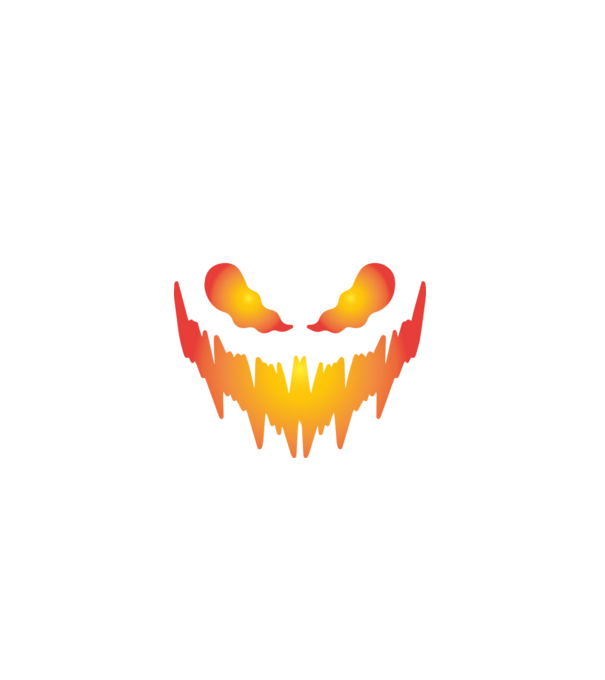 Spooky  minta fekete pólón