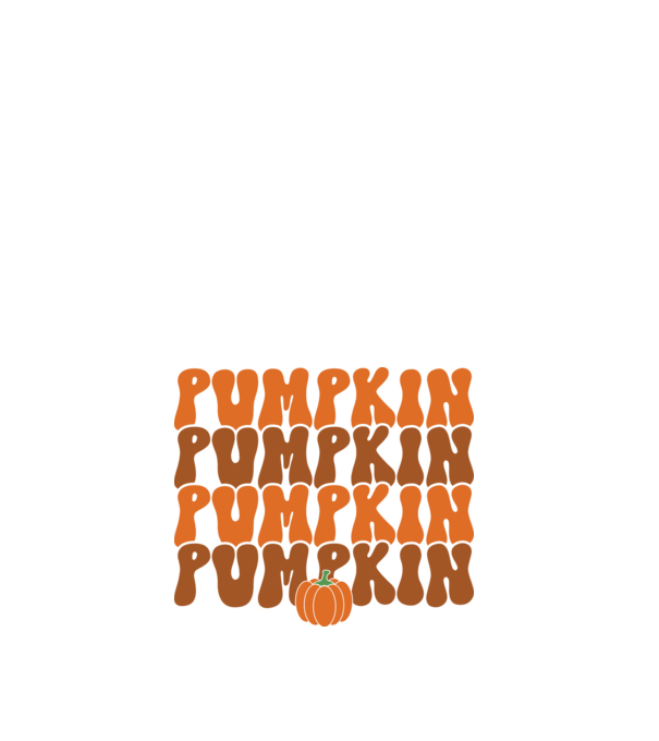 Pumpkin minta fehér pólón