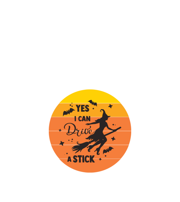 Yes i can drive a stick minta fekete pólón