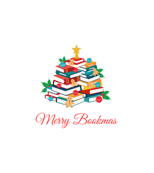Merry bookmas minta fehér pólón