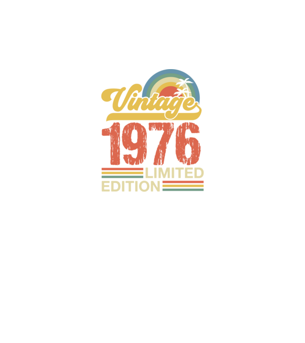Vintage Years Limited Edition 1976 minta fekete pólón