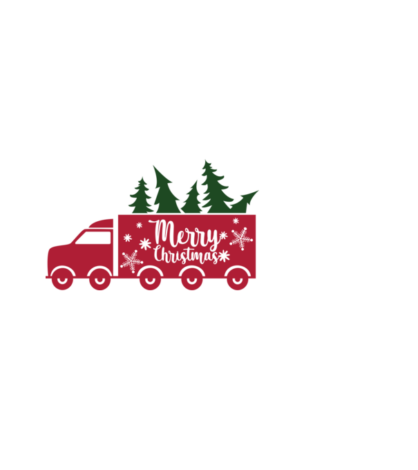 Christmas truck minta világoskék pólón