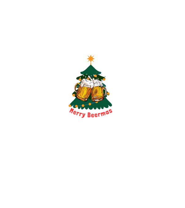 Merry Beermas minta fekete pólón