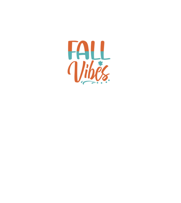 Fall vibes minta fehér pólón