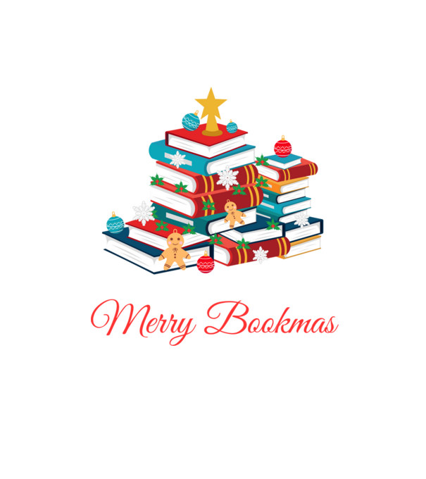 Merry bookmas minta homokszín pólón