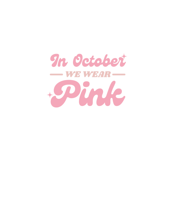 We Wear Pink minta fehér pólón