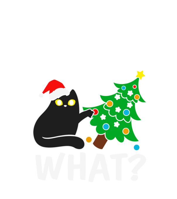 Catmas  minta fekete pólón