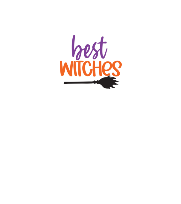 Best Witches minta fehér pólón