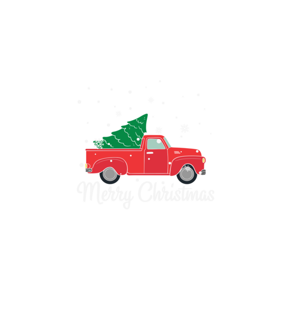 Merry Christmas car minta fekete pólón
