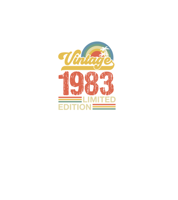 Vintage Years Limited Edition 1983 minta fekete pólón