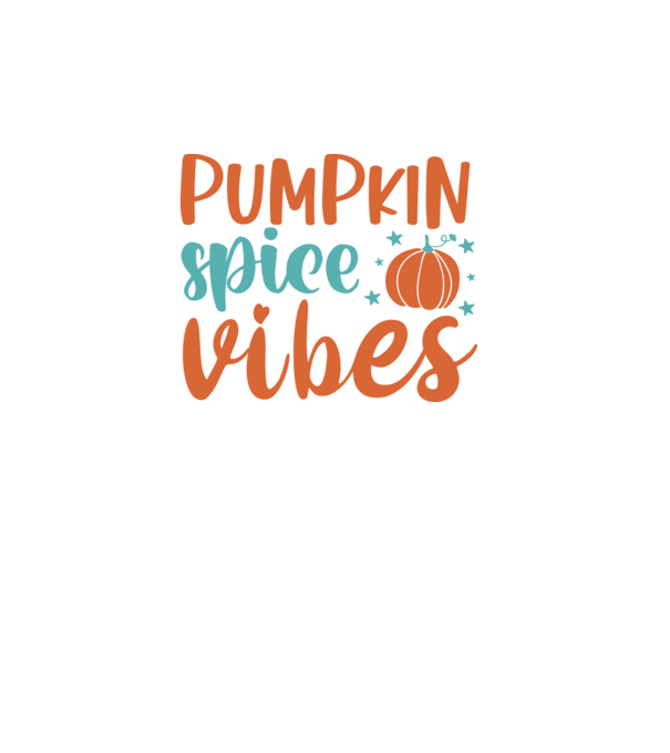 Pumpkin spice vibes minta türkiz pólón