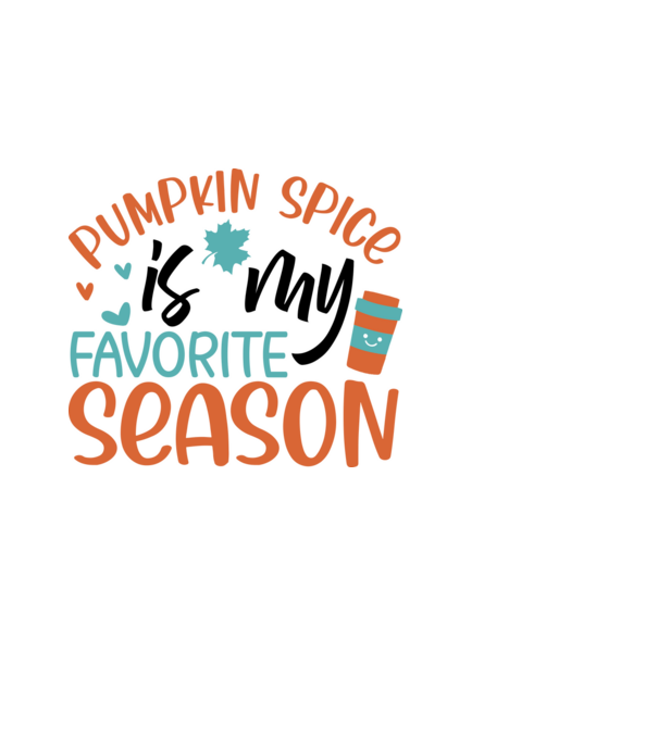 Pumpkin spice is my favorite season minta fekete pólón
