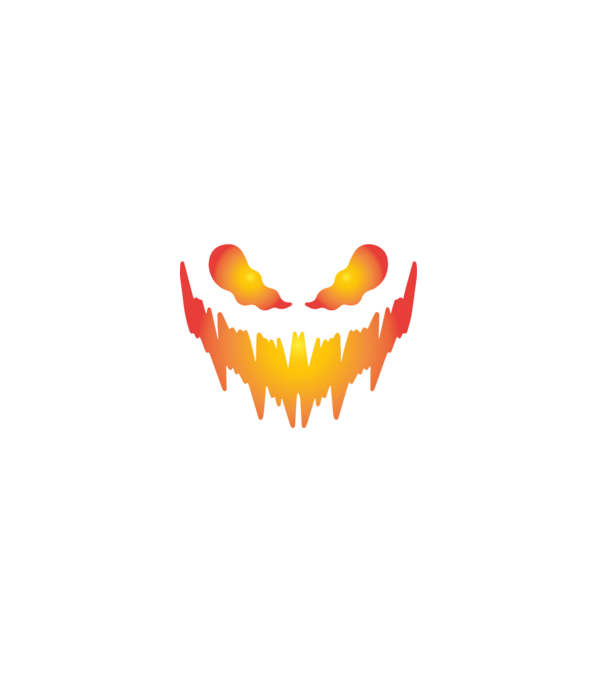 Spooky minta fekete pólón