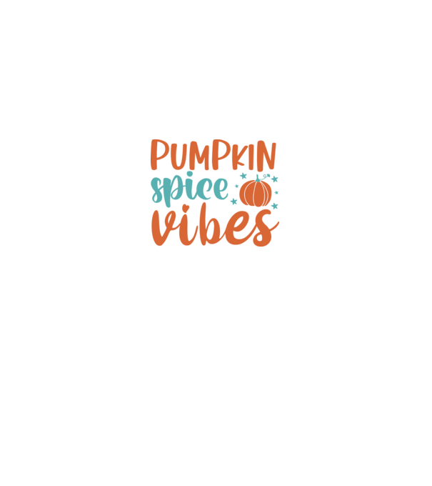 Pumpkin spice vibes minta királykék pólón