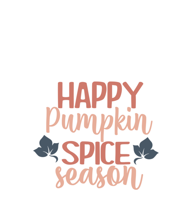 Happy pumpkin spice season minta fekete pólón