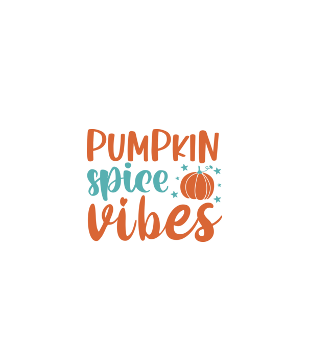 Pumpkin spice vibes minta fekete pólón