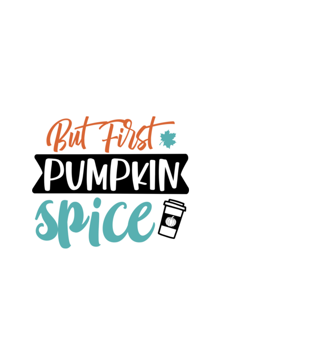 But first pumpkin spice minta fekete pólón