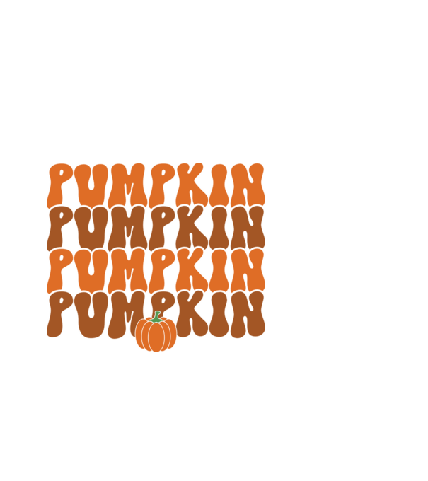 Pumpkin minta fekete pólón