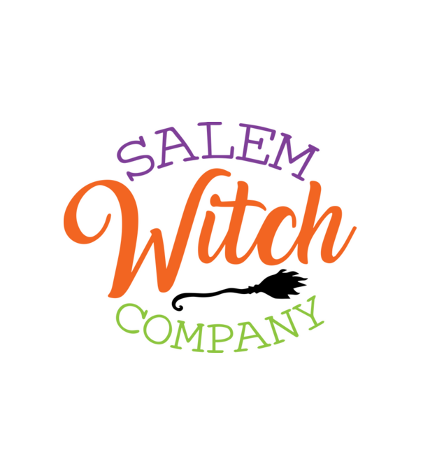 Salem Witch Company minta fehér pólón