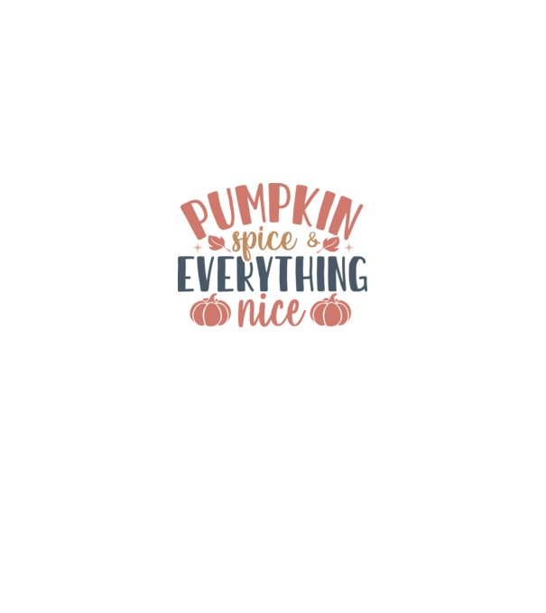 Pumpkin spice everything nice minta királykék pólón