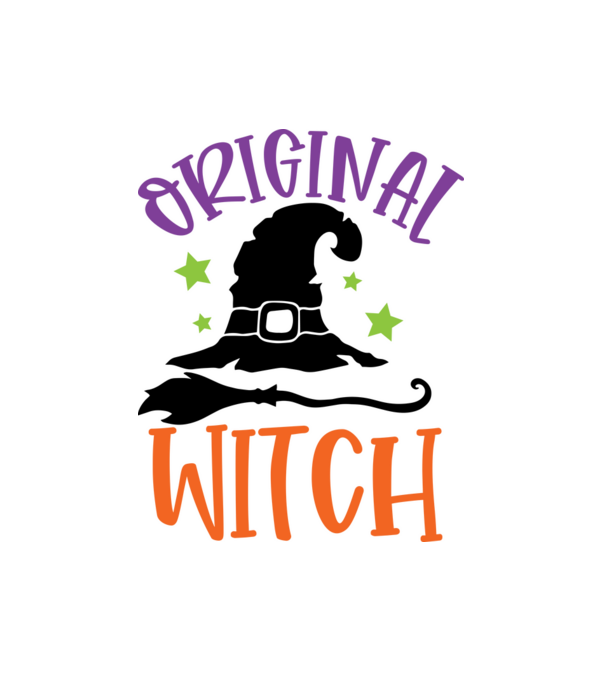 Original Witch minta fehér pólón