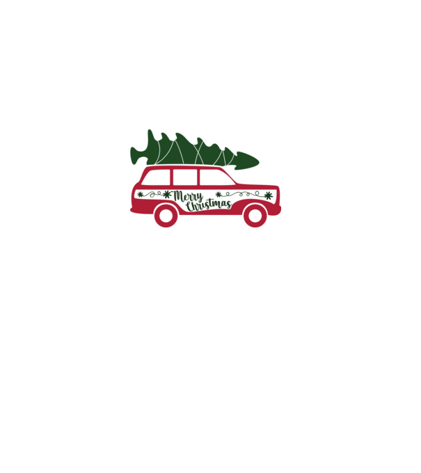 Christmas car minta homokszín pólón