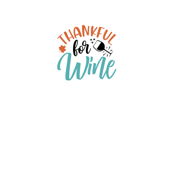 Thankful for wine minta fehér pólón