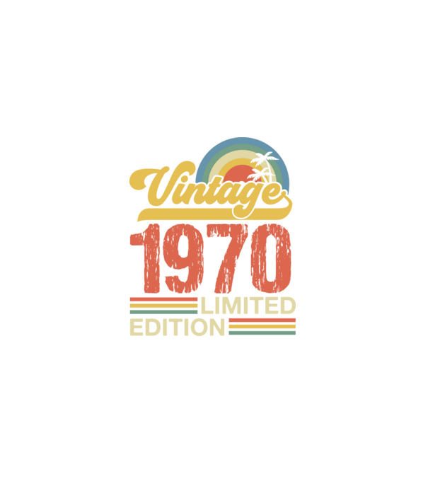Vintage Years Limited Edition 1970 minta szürke pólón