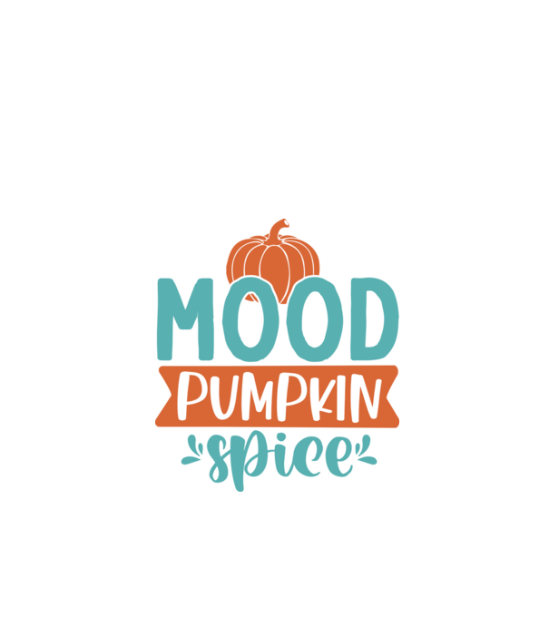 Mood pumpkin spice minta fekete pólón