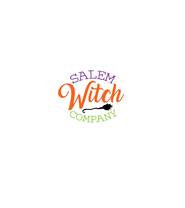 Salem Witch Company minta szürke pólón