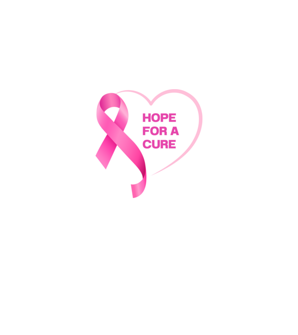 Hope for a Cure minta fehér/piros pólón