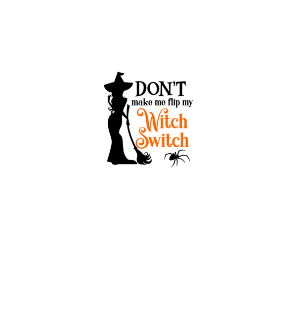WITCH SWITCH minta fehér pólón