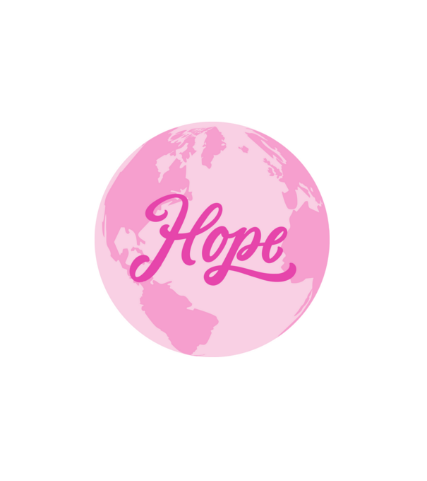 Hope  minta fehér pólón
