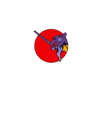Neon Genesis Evangelion EVA 01 minta szürke pólón