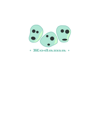 Kodama minta fekete pólón
