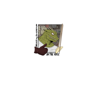 Dorohedoro minta fehér pólón