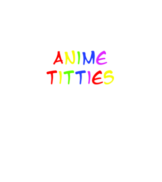 Anime minta fekete pólón