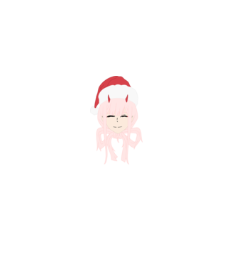 Santa 02 minta fekete pólón