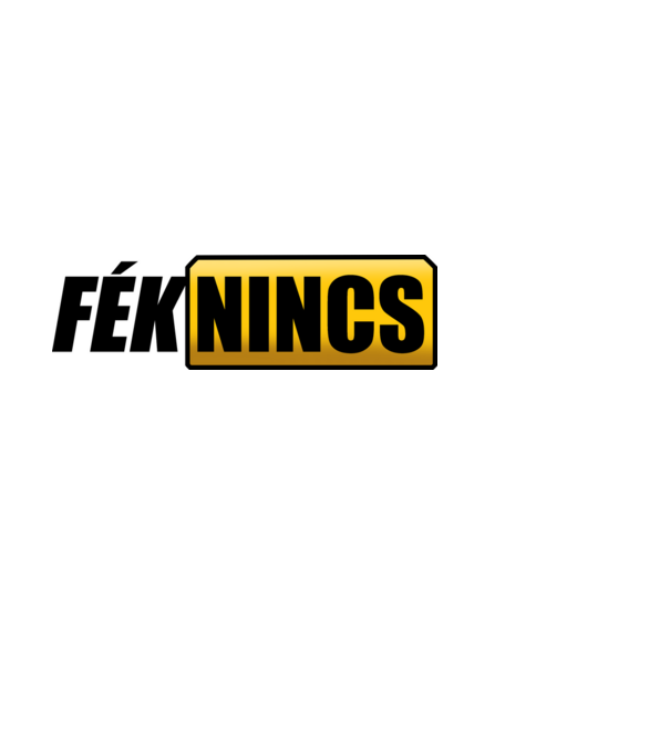 Fék nincs minta világoskék pólón