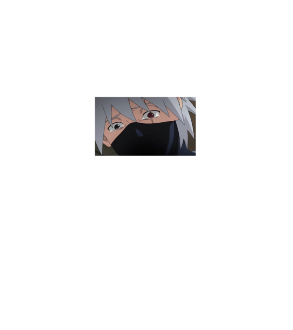 Sad boy Kakashi v2 minta fekete pólón