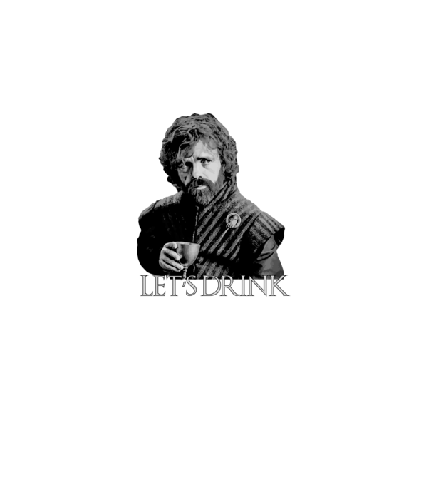 Tyrion - Let's Drink minta fekete pólón